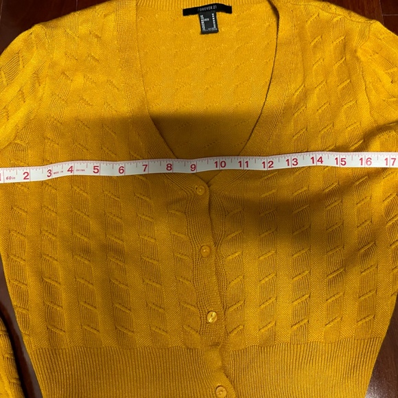 Forever 21 Cropped Ladies Long Sleeved Sweater Size M - Picture 6 of 9
